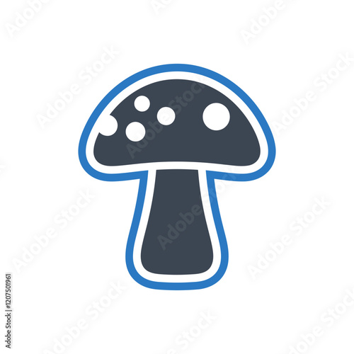 Mushroom Outline Icon
