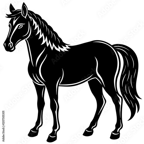 horse illustration