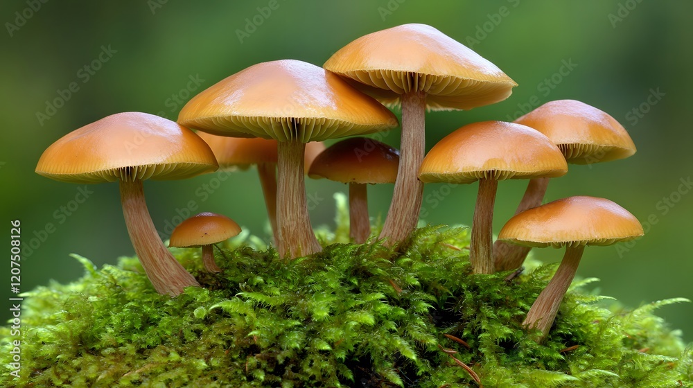Fototapeta premium Mushrooms in Forest 
