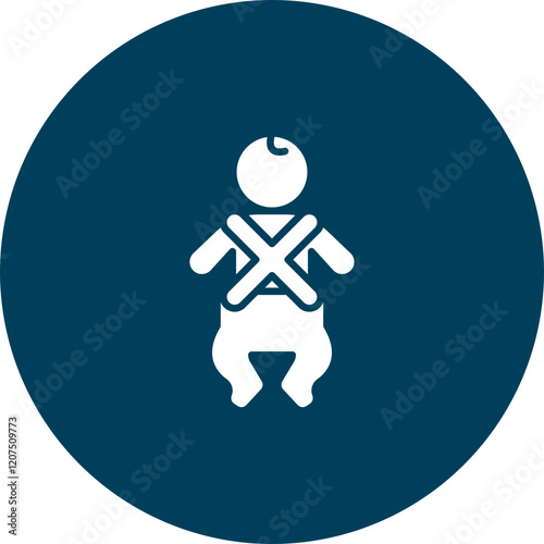 Seat Belt Vector Icon Design