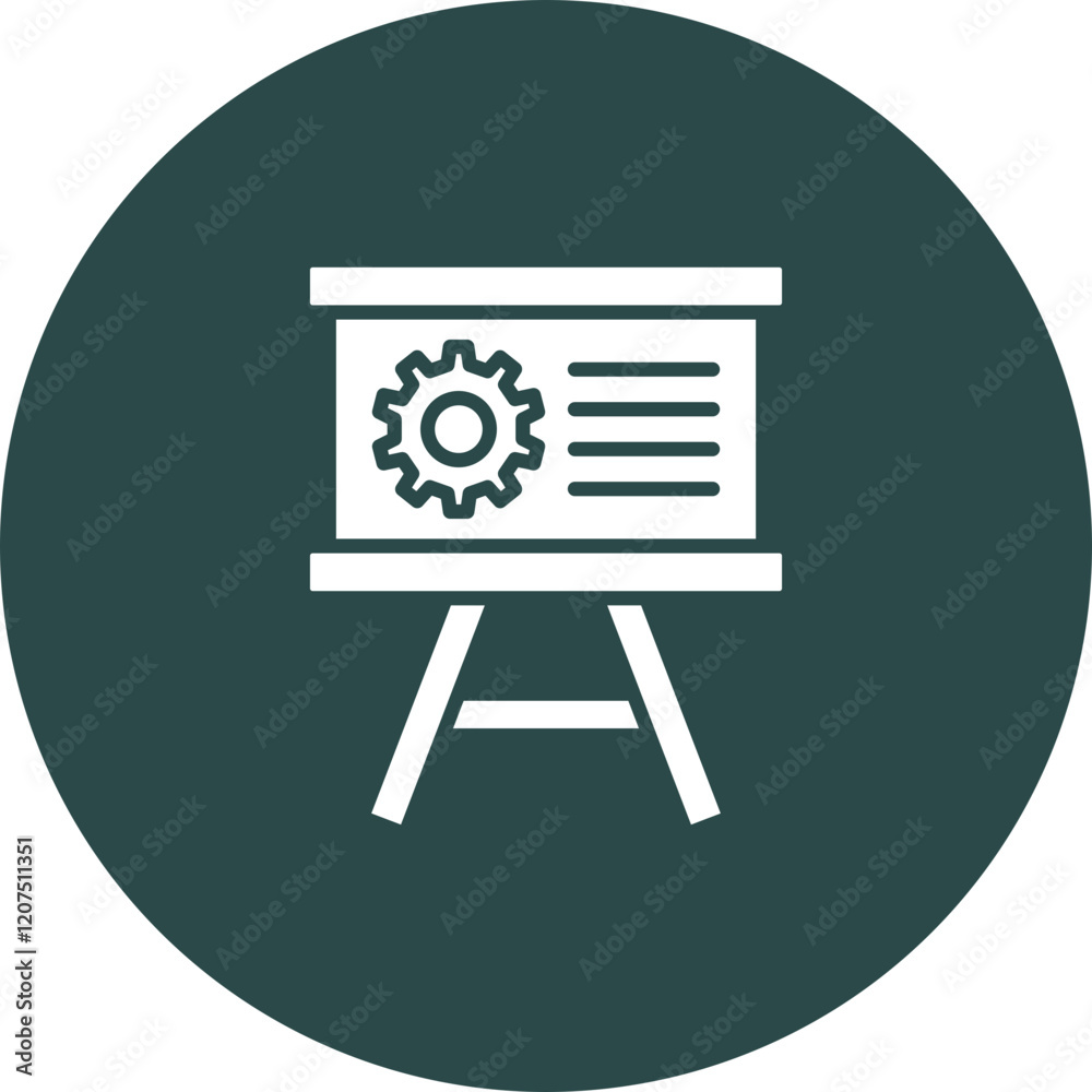 Presentation Vector Icon Design Presentation Vector Icon Design