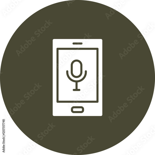 Microphone Vector Icon Design