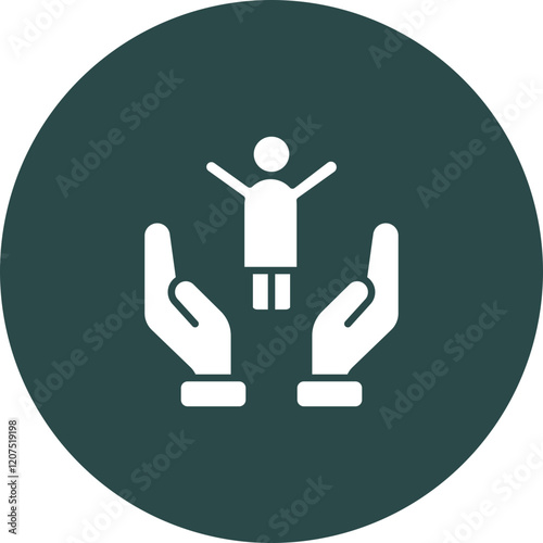 Childcare Vector Icon Design