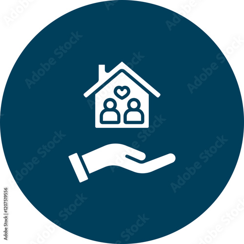 Caring Vector Icon Design