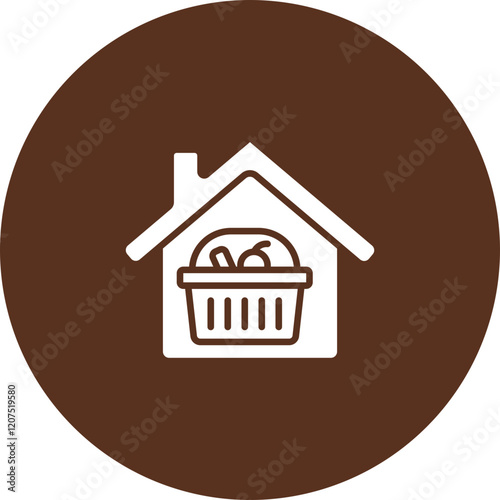 Picnic Vector Icon Design