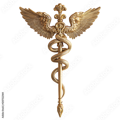 caduceus medical symbol isolated on white background.PNG