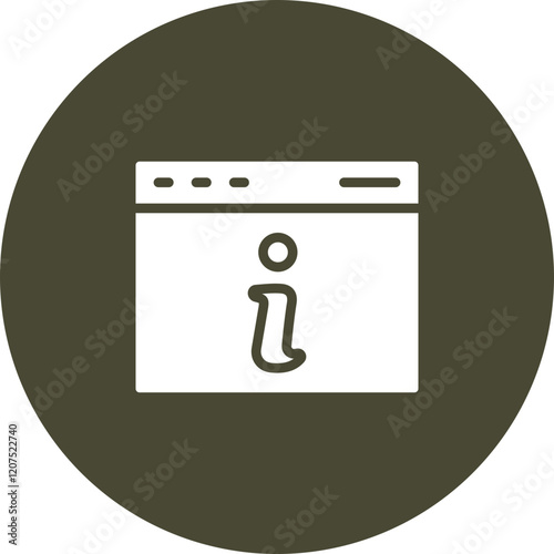 Tooltip Vector Icon Design