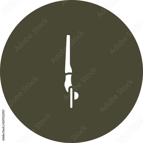Handstand (Adho Mukha Vrksasana) Vector Icon Design