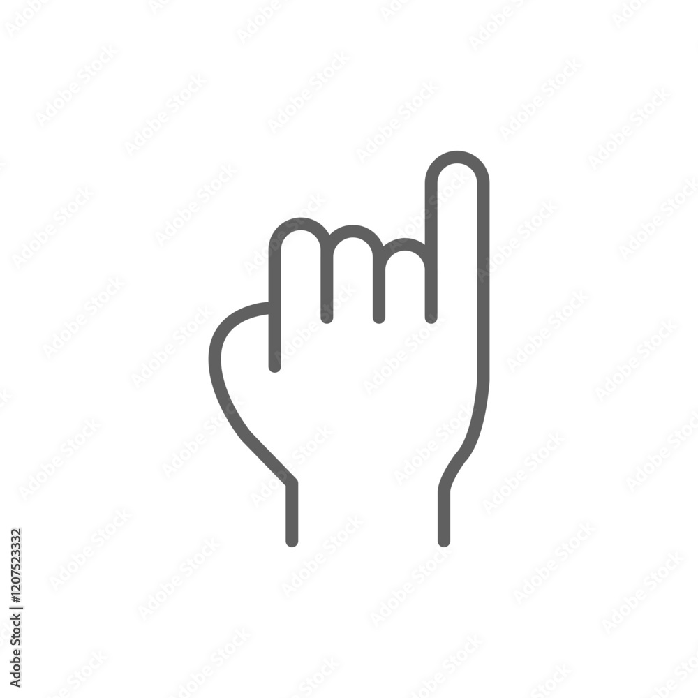 Promise line icon. Simple outline style. Finger, gesture, little, communication concept. Black and white symbol. Vector illustration isolated. Editable stroke SVG Promise line icon. Simple outline style. Finger, gesture, little, communication concept. Black and white symbol. Vector illustration isolated. Editable stroke SVG