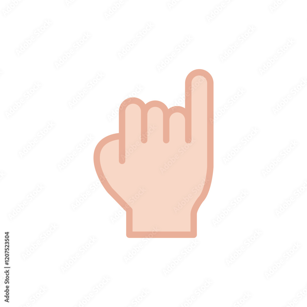 Promise icon. Simple flat, filled outline style. Finger, gesture, little, communication concept. Color symbol. Vector illustration isolated. SVG Promise icon. Simple flat, filled outline style. Finger, gesture, little, communication concept. Color symbol. Vector illustration isolated. SVG