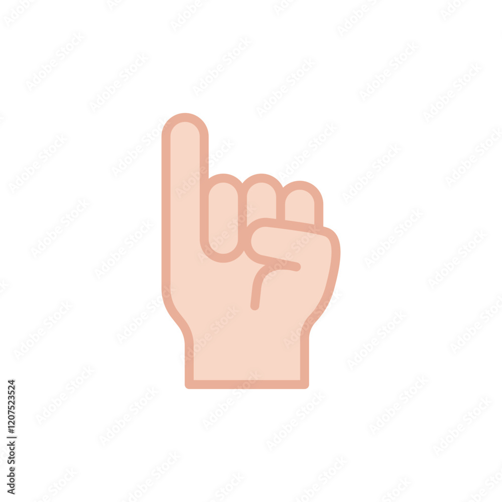 Promise icon. Simple flat, filled outline style. Finger, gesture, little, communication concept. Color symbol. Vector illustration isolated. SVG Promise icon. Simple flat, filled outline style. Finger, gesture, little, communication concept. Color symbol. Vector illustration isolated. SVG