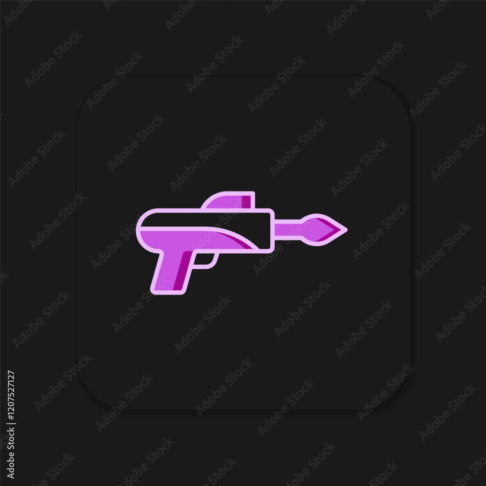 Filled outline Fishing harpoon icon isolated on black background. Fishery manufacturers for catching fish under water. Diving underwater equipment. Flat filled outline style with shadow. Vector Filled outline Fishing harpoon icon isolated on black background. Fishery manufacturers for catching fish under water. Diving underwater equipment. Flat filled outline style with shadow. Vector
