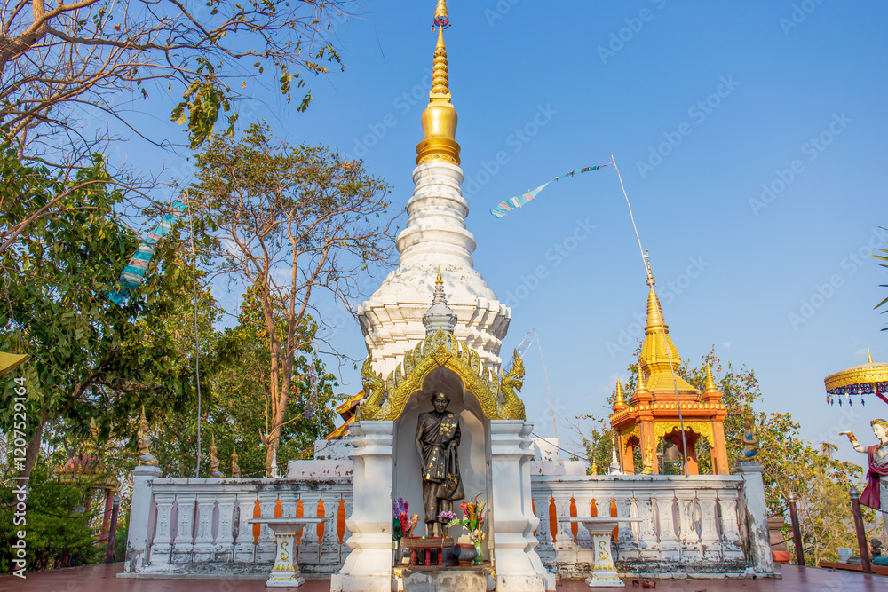 Fototapeta premium January 11, 2025, Wat Phra That Doi Phra Chan, Lampang, Thailand