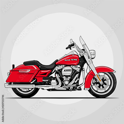 vector art motorcycle for graphic design purposes  photo