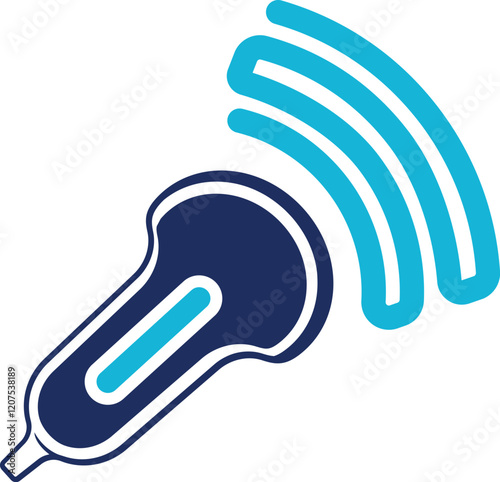 Ultrasound equipment icon. Ultrasound vector illustration.