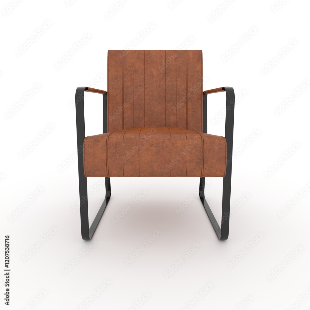 3d render armchair design element. Furniture 3d render armchair design element. Furniture