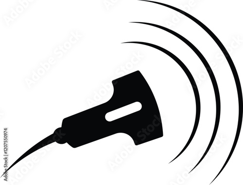 Ultrasound equipment icon. Ultrasound vector illustration.