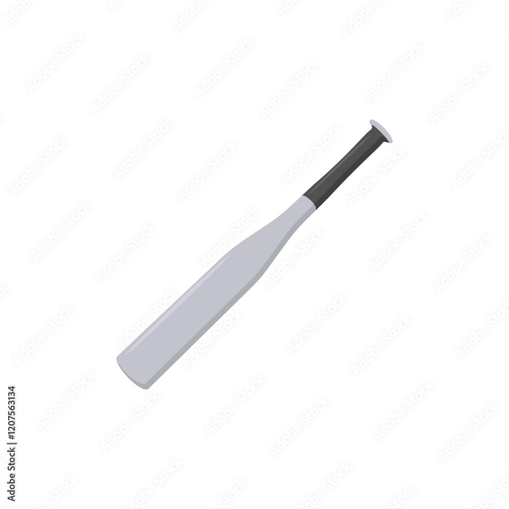Baseball Bat, Sport Equipment Vector Illustration Isolated Baseball Bat, Sport Equipment Vector Illustration Isolated