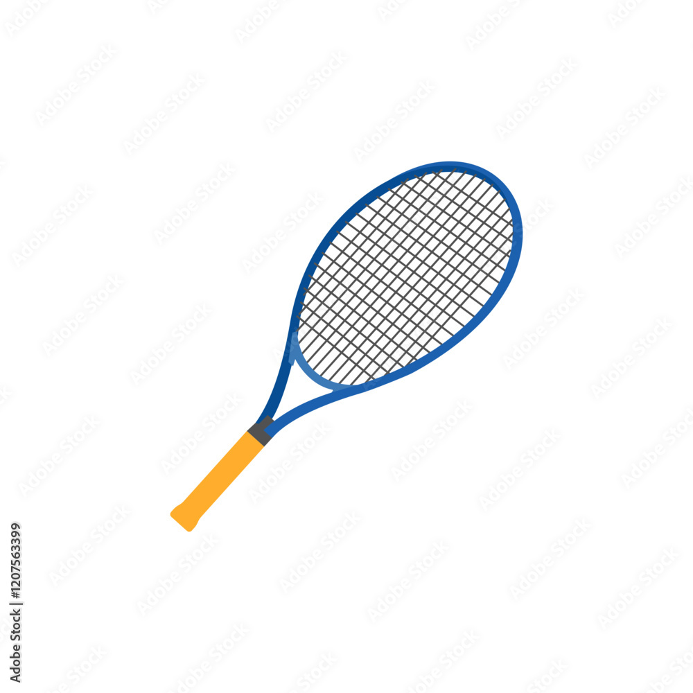 Racket, Sport Equipment Vector Illustration Isolated Racket, Sport Equipment Vector Illustration Isolated