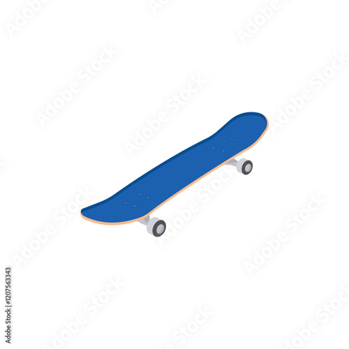 Skateboard,  Sport Equipment Vector Illustration Isolated