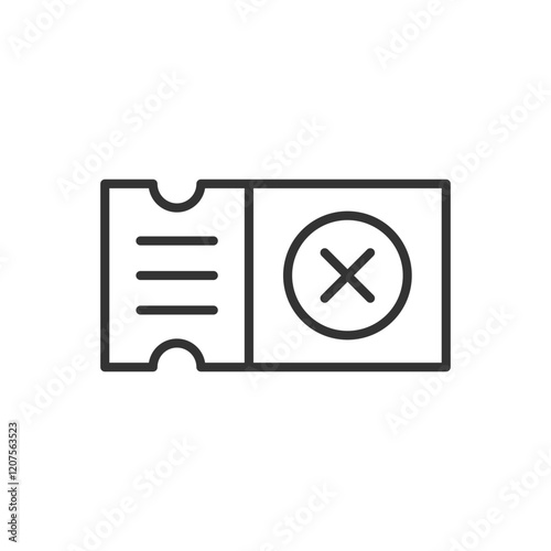 Ticket Cancel Icon