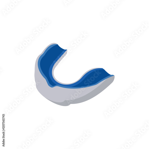 Mouth Guard,  Sport Equipment Vector Illustration Isolated