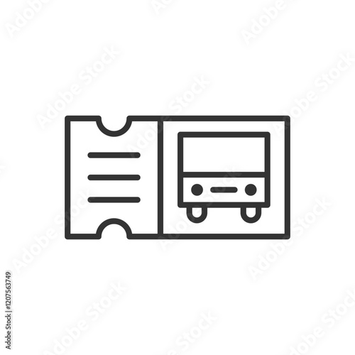 Bus Ticket Icon