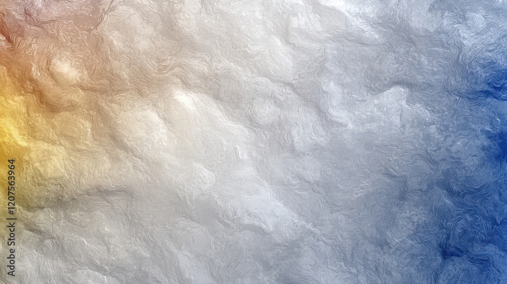 Obraz premium Textured abstract background with soft gradients of orange, gray, and blue, creating serene and calming atmosphere. Ideal for various design projects
