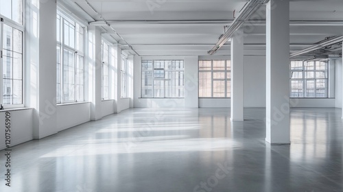 Sunlit Modern Loft Interior Design: Spacious, Bright, and Minimalist