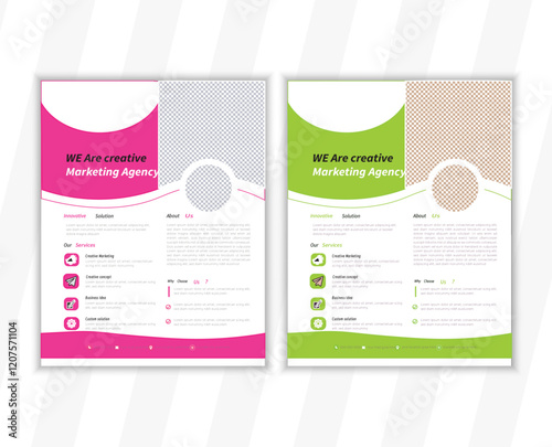 Creative Corporate & Business Design, abstract business flyer, vector template design. Brochure design, cover, annual report,poster and flyer design
