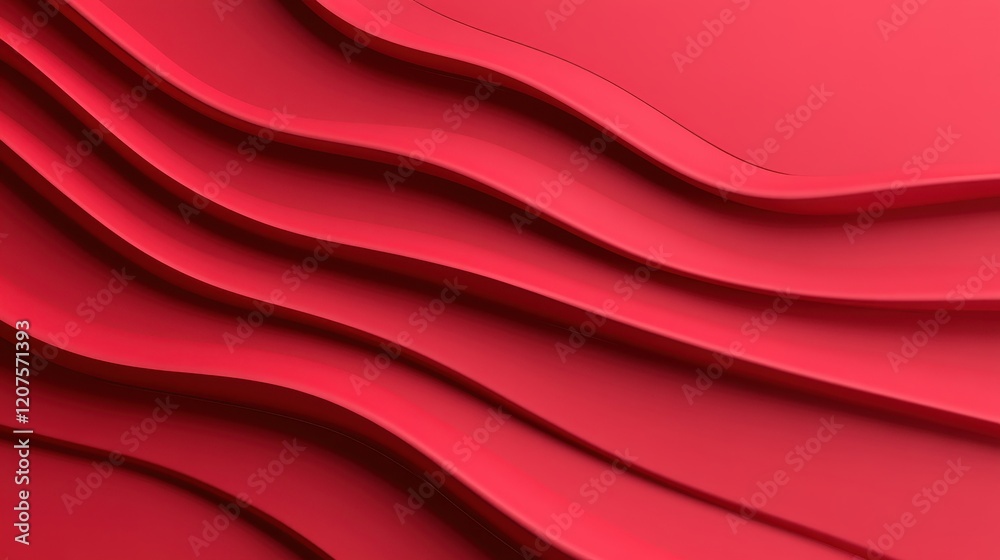 Abstract Red Background with Smooth Curved Layers for Modern Design and Creative Projects, Ideal for Presentations and Visual Media Aesthetic Abstract Red Background with Smooth Curved Layers for Modern Design and Creative Projects, Ideal for Presentations and Visual Media Aesthetic