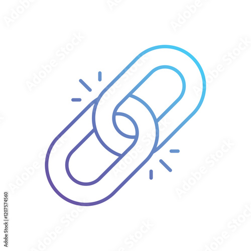 Backlinks vector icon