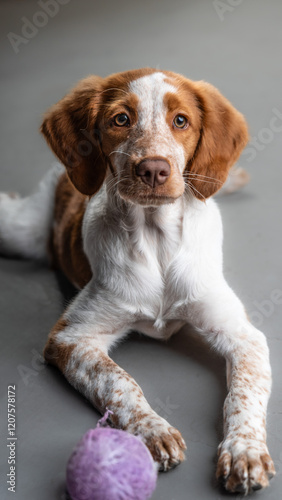 Beautiful portrait dogs looking me