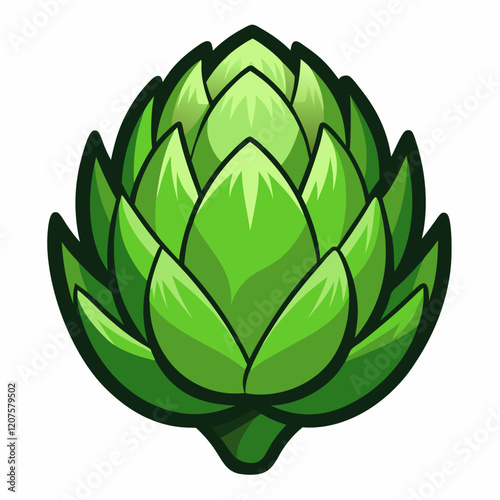 Artichoke vector white background