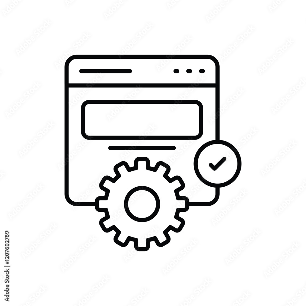 Website Optimization vector icon Website Optimization vector icon
