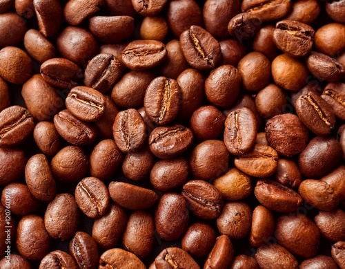 close up of fresh coffee beans for background coffee beans close up fresh background texture aromatic caffeine