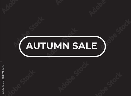 autumn sale, clock, button, Application, Button, Background, vector, banner template, website, design,
