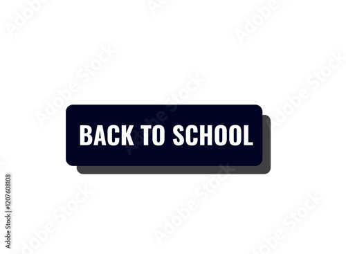 Back to school, clock, button, Application, Button, Background, vector, banner template, website, design,
