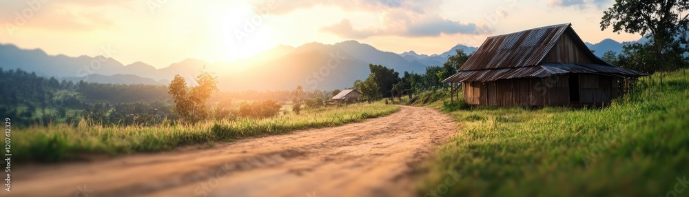 Discover Sustainable Tourism Tourists learning Permaculture Practices in Picturesque Rural Areas, Engaging in Organic Farming and Nature Tourism, Fostering Eco-Conscious Travel and Community