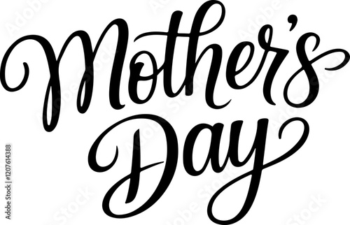 Happy Mother's Day Calligraphy.
