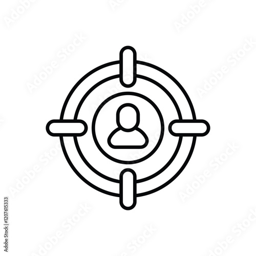 Target Audience vector icon