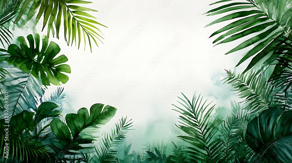 Airplane view tropical rainforest canopy Airplane view tropical rainforest canopy