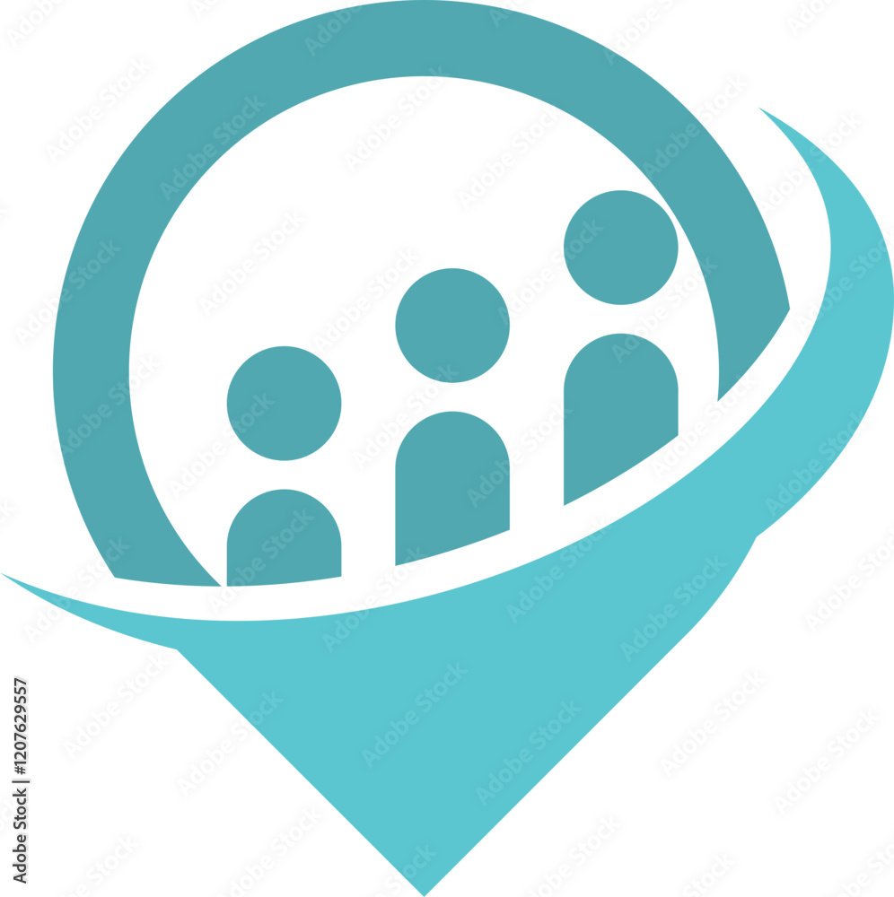 people group teamwork solid technology logo people group teamwork solid technology logo