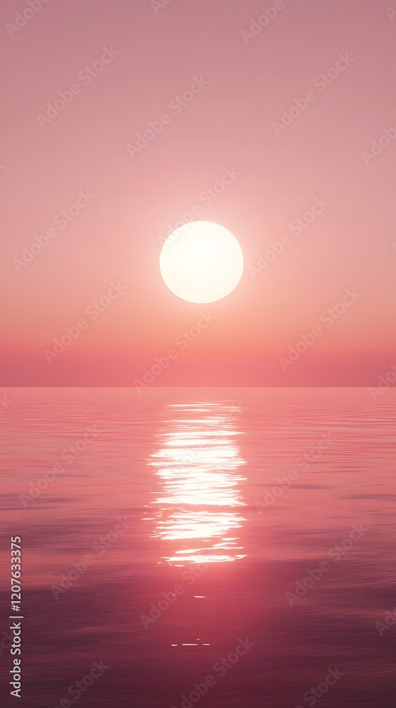 Sunset Over Ocean
