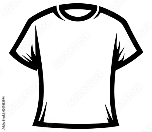 Simple shirt icon illustration vector.