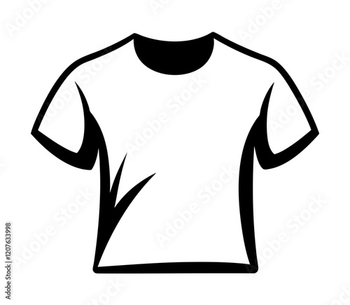 Simple shirt icon illustration vector.
