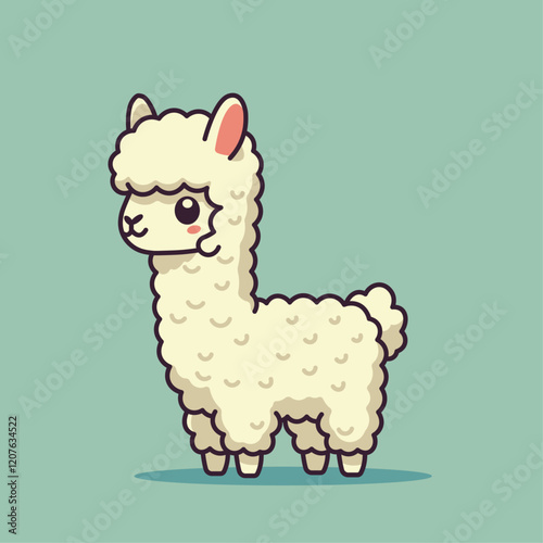 Alpaca vector illustration