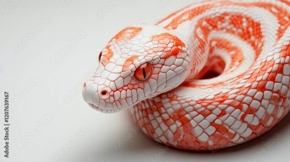 Fototapeta premium snake. snake on white background. snake zodiac sign. chinese new year