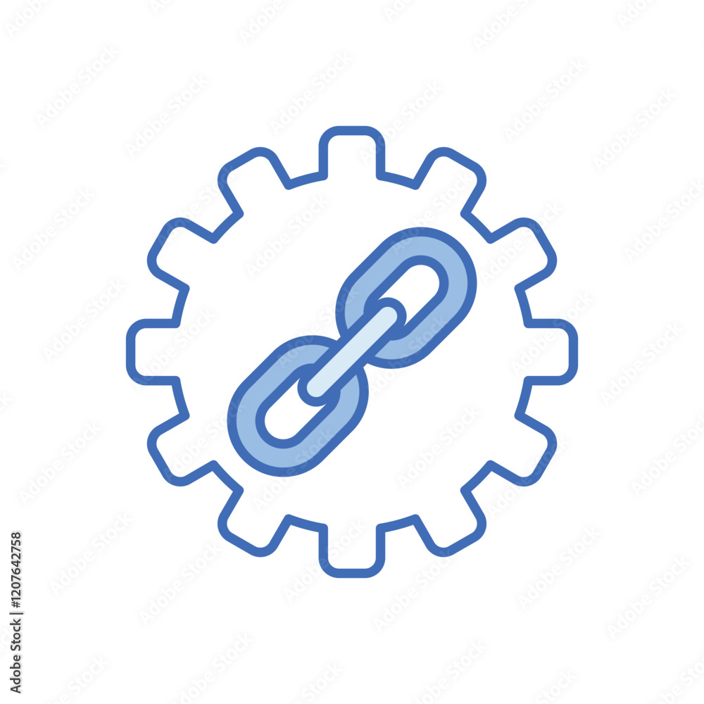 Link Building vector icon