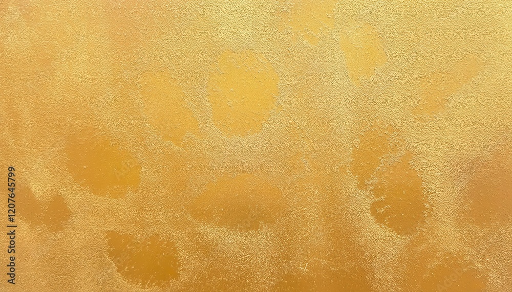 Naklejka premium golden textured wall with a subtle metallic shimmer, perfect for abstract background, luxury design, or creative graphic art